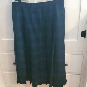 Pendleton Plaid Wool Skirt